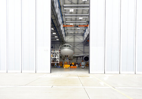 Airplane in a hangar - SCH000048