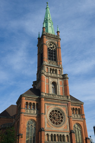 Deutschland, Nordrhein-Westfalen, Düsseldorf, Johanniskirche, lizenzfreies Stockfoto