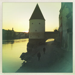 Schaiblingsturm am Innkai, Passau, Bayern, Deutschland - MSF003391