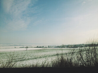 Winterlandschaft bei Goettingen, Niedersachsen, Deutschland - MSF003470