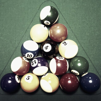 Poolbillard, Zahlen, Billardkugel, Hamburg, Deutschland - SEF000629