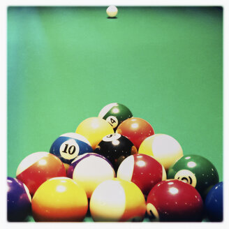 Poolbillard, Zahlen, Billardkugel, Hamburg, Deutschland - SEF000628