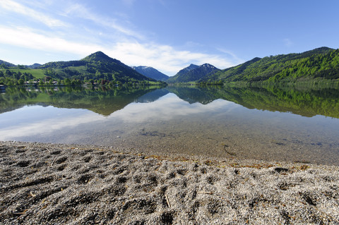 Germany, Bavaria, Schliersee in spring stock photo