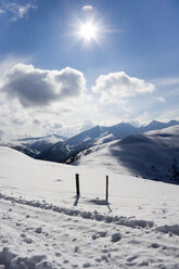 Österreich, Kärnten, Alpen, Blick vom Tschaneck zum Katschberg - YFF000077