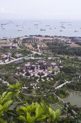 Asien, Singapur, Marina Bay, Gardens by the Bay, Supertrees - THAF000157