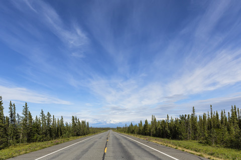 USA, Alaska, Glenn Highway, lizenzfreies Stockfoto