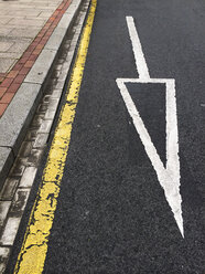 Road marking in Bilbao, Spain - FLF000402