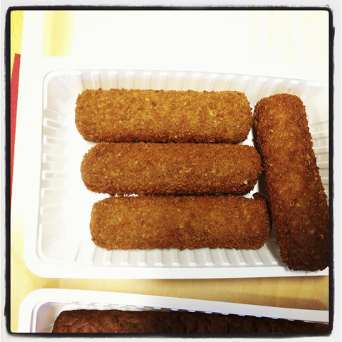 Kroket (niederländisches Fast Food), lizenzfreies Stockfoto