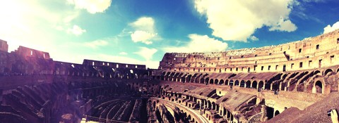 Kolosseum, Rom, Italien, lizenzfreies Stockfoto