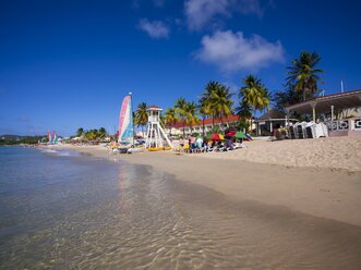 Karibik, Antillen, Kleine Antillen, St. Lucia, Strand bei Rodney Bay - AMF001954