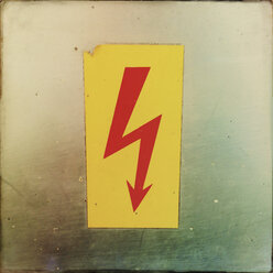 Warning Sign, flash, electric shock - GSF000848