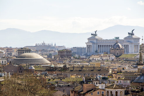 Italien, Rom, Stadtansicht und Pantheon - EJWF000390