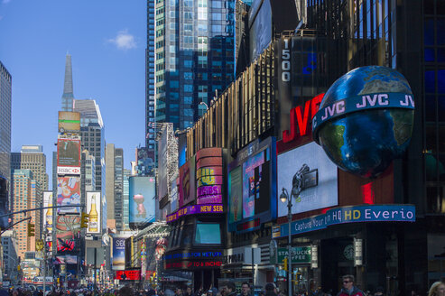 USA, New York, Manhattan, Blick auf den Times Square - JWAF000010