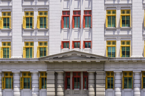 Singapur, Ministerium für kulturelle Angelegenheiten, Gemeinschaft und Jugend, Fassade - THAF000192