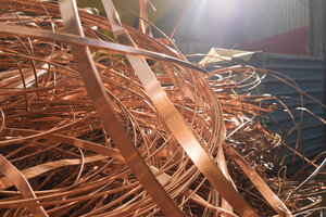 Copper in a scrap metal recycling plant - LAF000847