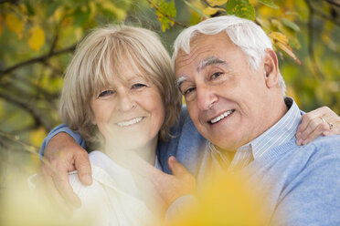 Portrait of happy senior and his wife - WESTF019224