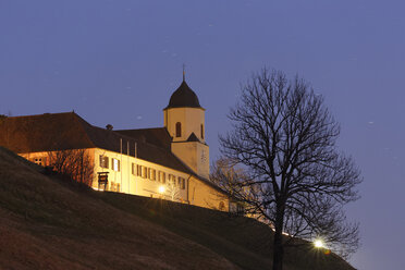 Austria, Vorarlberg, Viktorsberg, view to building on hill, formerly monastery - SIE005207
