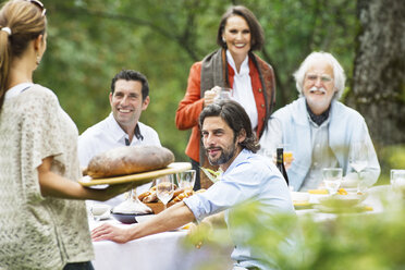 Menschen auf einer Gartenparty - ABF000542