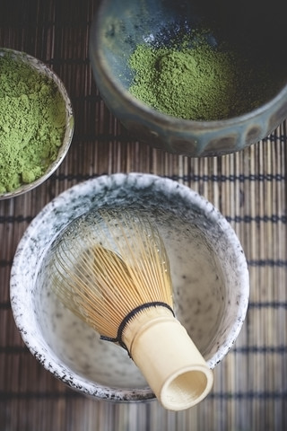 Japanischer Matcha-Tee, lizenzfreies Stockfoto
