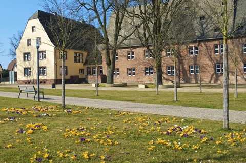 Germany, Hesse, Frankenberg, St. Georgenberg Abbey stock photo