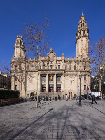 Spanien, Katalonien, Barcelona, Postamt, Placa de Antoni Lopez, lizenzfreies Stockfoto