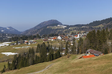 Österreich, Vorarlberg, Bregenzerwald, Sibratsgfaell - SIEF005224