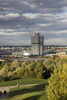 Germany, Bavaria, Munich, View of BMW World and Olympic Park - CSF021186