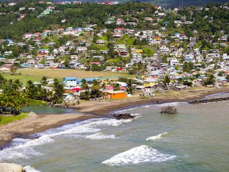 Karibik, Kleine Antillen, St. Lucia, Blick auf Dennery - AMF002089