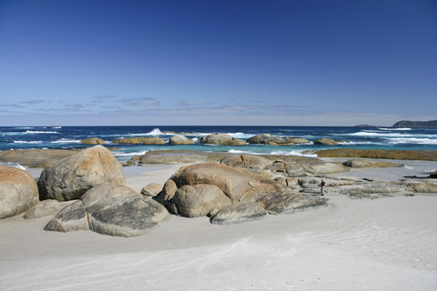 Australien, Westaustralien, William Bay National Park, Strand, lizenzfreies Stockfoto