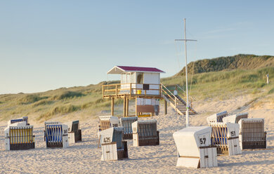 Germany, North Friesian Islands, Sylt, Beach of Rantum in the evening - ATA000054