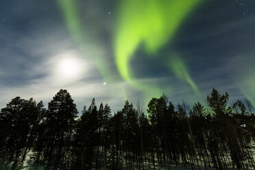 Polarlichter in Finnland bei Saariskalae - SR000481