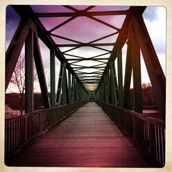 Fußgängerbrücke, Baldeneysee, Kupferdreh, Essen, Deutschland - DWIF000006