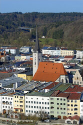 Deutschland, Oberbayern, Wasserburg am Inn, Altstadt, Frauenkirche - LB000659