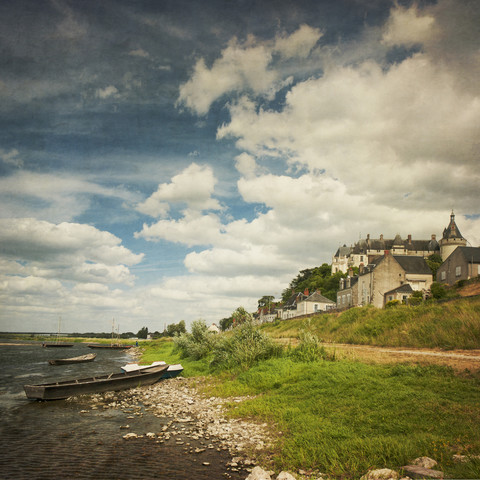 Frankreich, Zentrum, Chaumont-sur-Loire, Schloss an der Loire, lizenzfreies Stockfoto