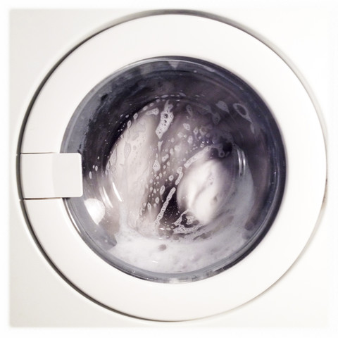 Waschmaschine, Waschtrommel, lizenzfreies Stockfoto