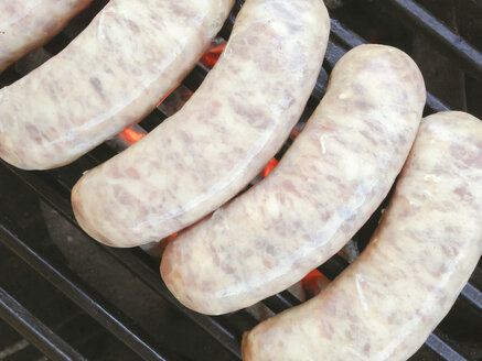 Bratwurst on the grill - ABAF001297