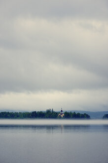 Schweden, Leksand, Siljansee und Kirche - BR000279