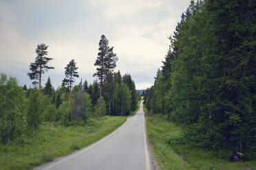 Schweden, Stroemsund, Straße durch den Wald - BR000421