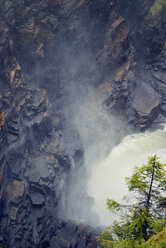 Schweden, Gaeddede, Wasserfall Haellingsafallet - BR000473