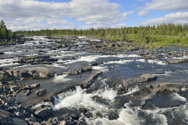 Schweden, Vilhelmina, Wasserfall Trappstegsforsen - BR000463