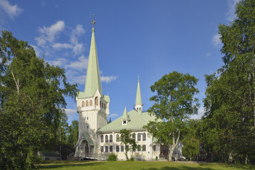 Schweden, Jokkmokk, Holzkirche - BR000417