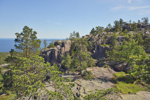 Schweden, Oernskoeldsvik, Berg Slattdalsberget im Skuleskogen-Nationalpark - BR000364