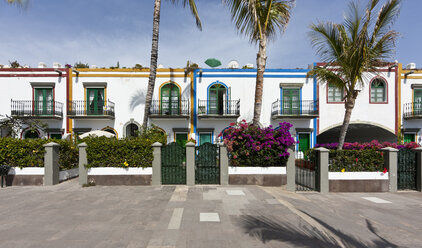 Spain, Canary Islands, Gran Canaria, Houses at Puerto de Mogan - AMF002150