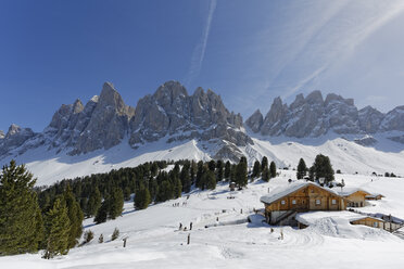 Italy, Alto Adige, Geisler Alm below Sass Rigais - GF000417