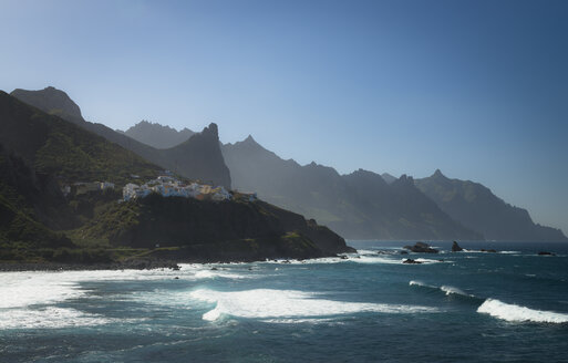 Spain, Canary Islands, Teneriffe, Buildings in Anaga mountains - STCF000046