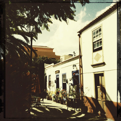 Fassade, Fassaden, San Andres, La Palma, Kanarische Inseln, Spanien, lizenzfreies Stockfoto
