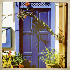 Fassade, Eingang, San Andres, La Palma, Kanarische Inseln, Spanien - SEF000680
