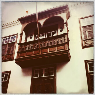 Hausfassade in Cruz de La Palma, Kanarische Inseln, Spanien - SEF000655