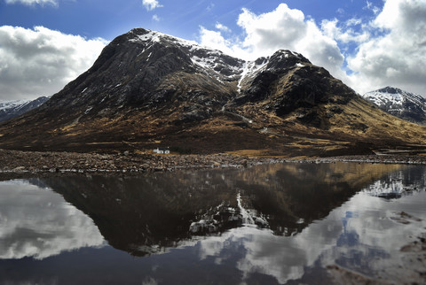 UK, Scotland, Glen Coe highlands stock photo