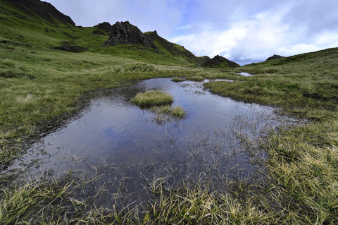 UK, Schottland, Landschaft auf der Isle of Skye, lizenzfreies Stockfoto